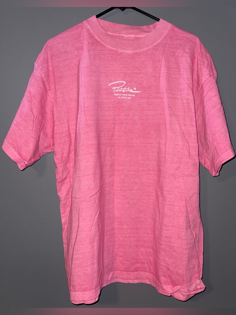 pink primitive cherub tee